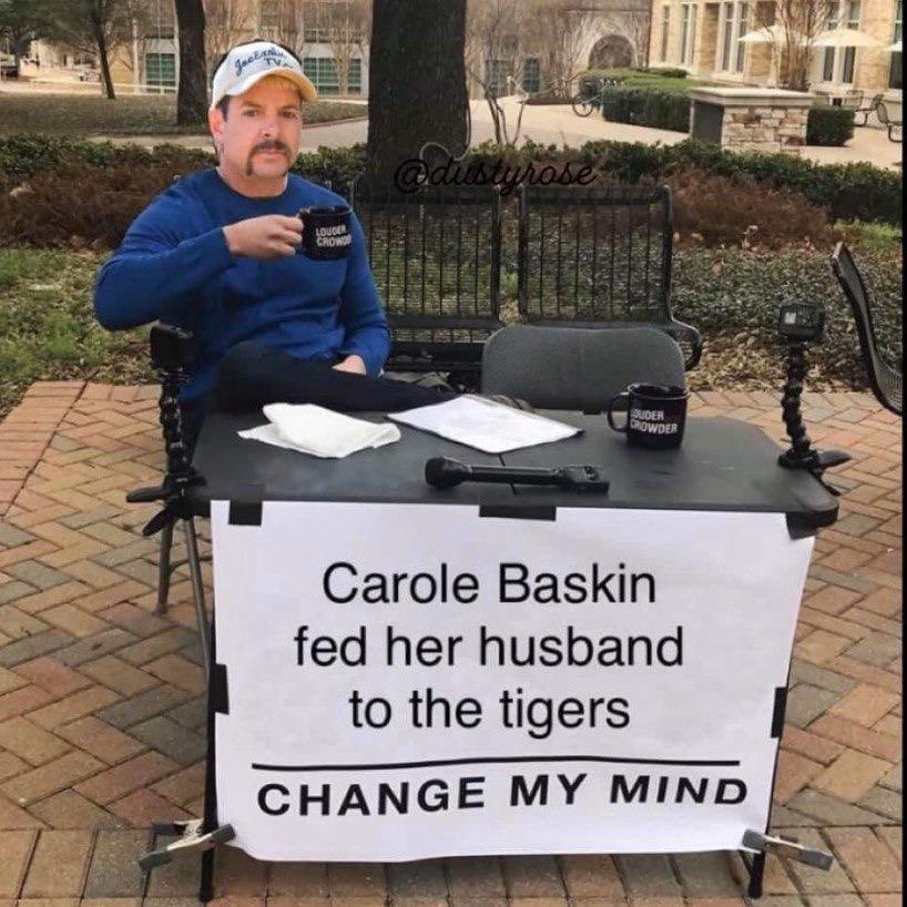 carole baskin memes