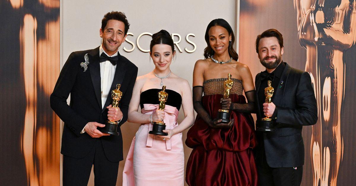 The four acting winners from the 2024 Oscars. 