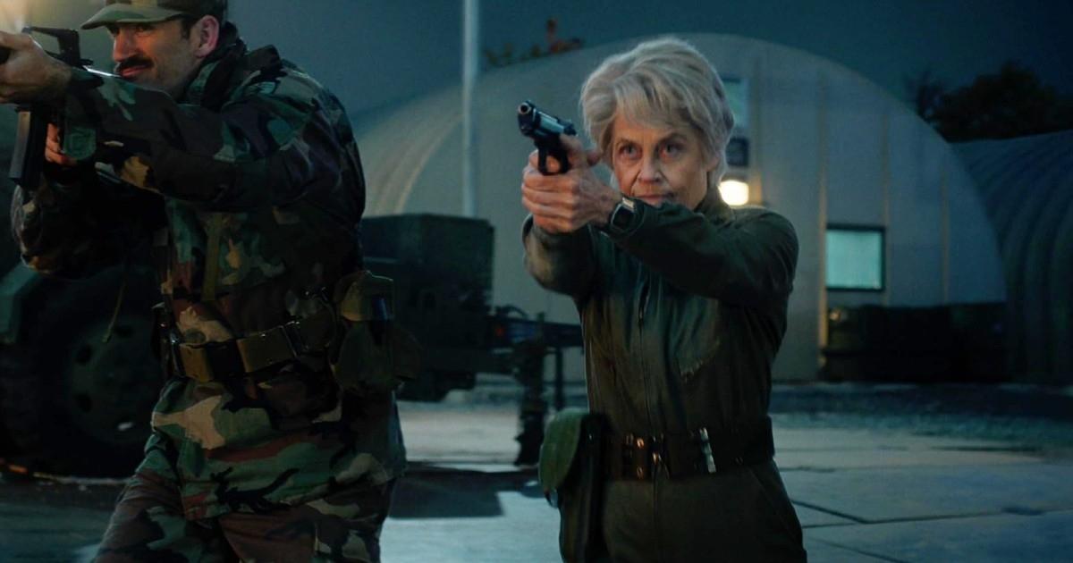 Linda Hamilton as Dr. Kay in Stranger Things.