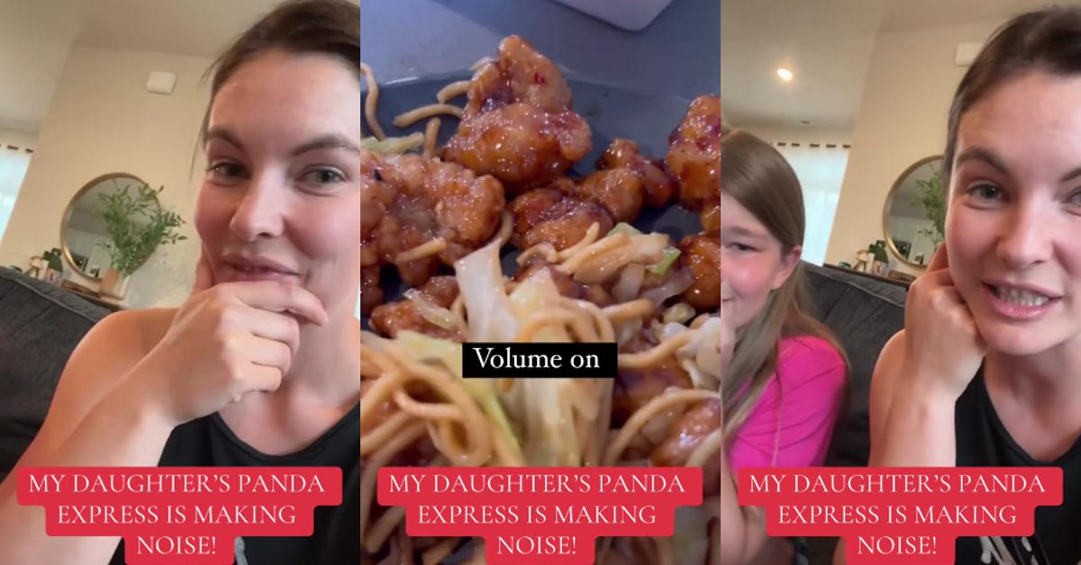 Woman Records Kid's Panda Express Chicken "Making Sounds"