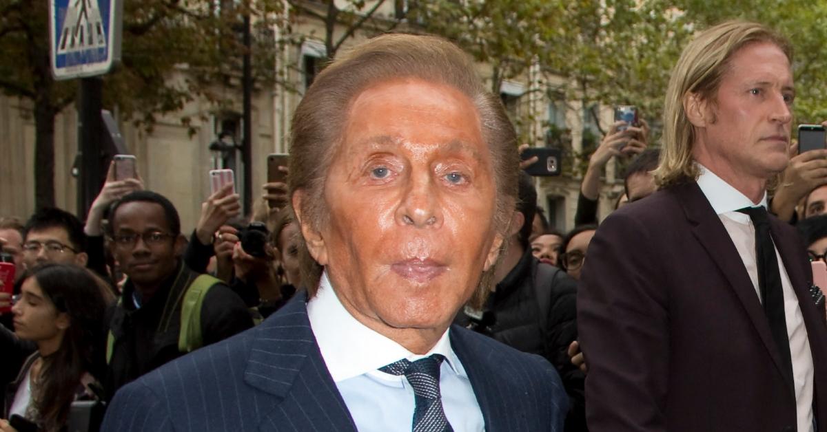 Valentino Garavani on the red carpet