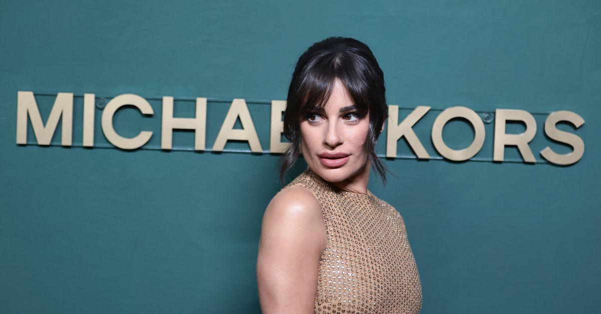 Lea Michele at a Michael Kors event