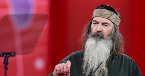 Phil Robertson speaking at CPAC.