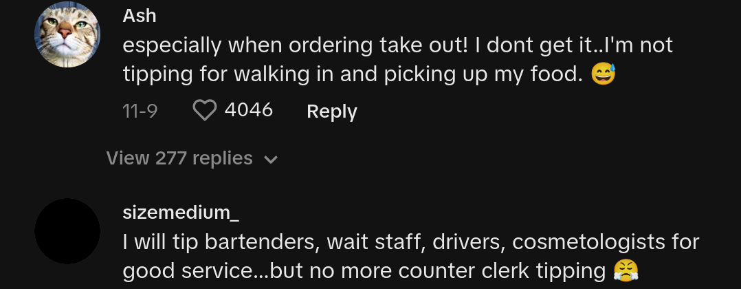 man done with tipping