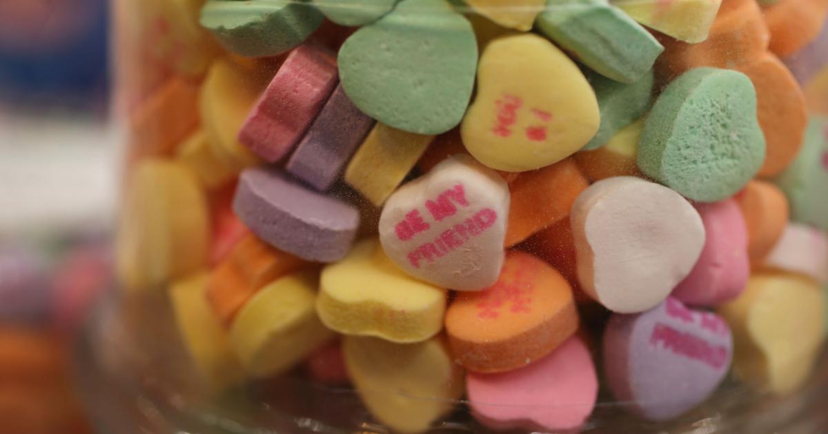 Conversation heart candy