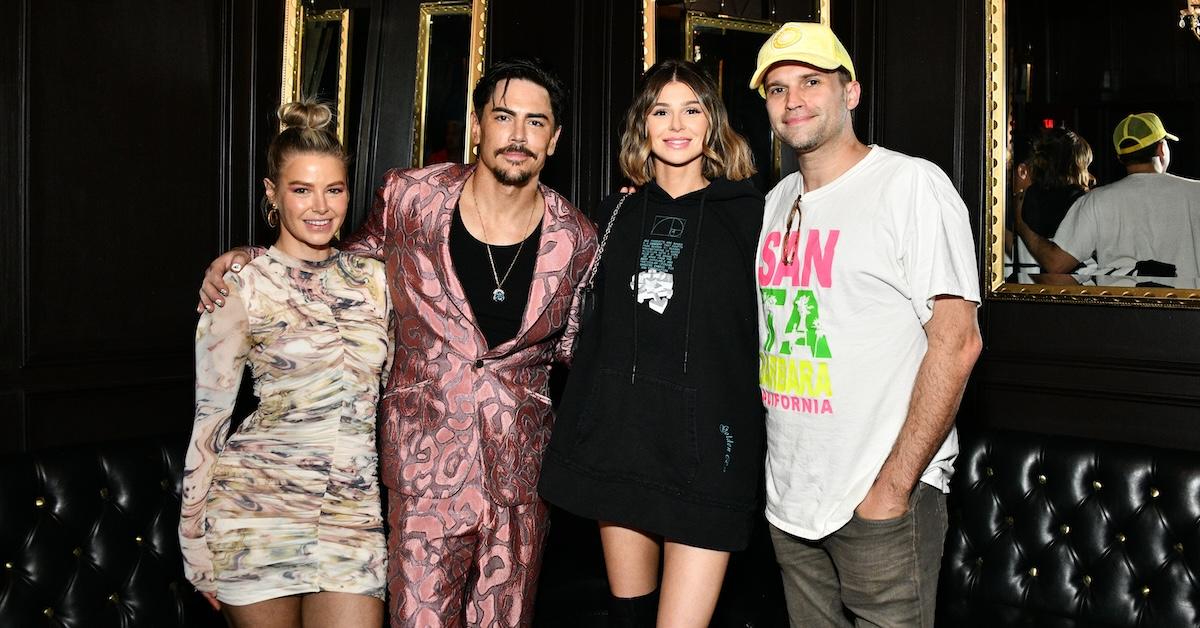 Ariana Madix, Tom Sandoval, Raquel Leviss, and Tom Schwartz at Tom Sandoval & the Most Extras concert in 2021