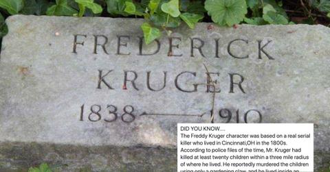 is freddy krueger based on a true story