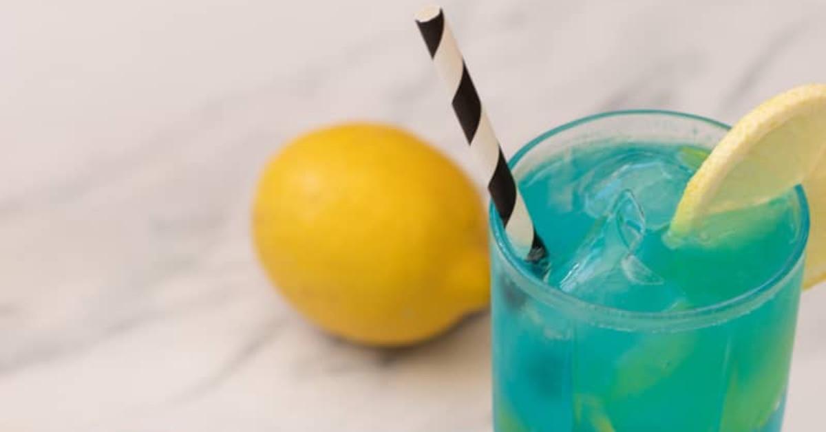 Blue Lagoon Mocktail