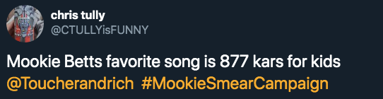 mookie smear campaign