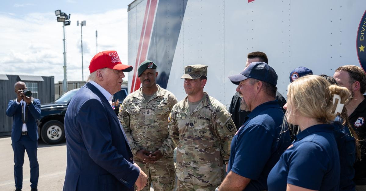President Donald Trump tours Alligator Alcatraz in Florida
