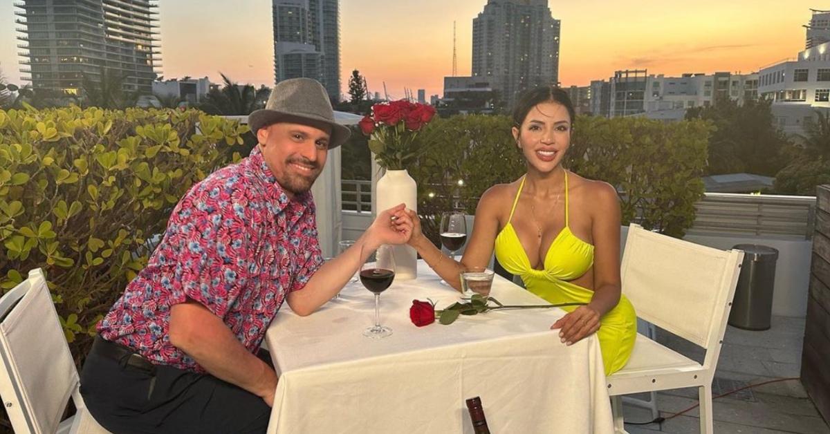Jasmine and Gino at dinner from '90 Day Fiancé'
