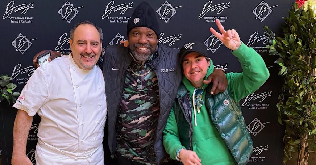 former nfl player warren sapp barrys downtown prime chef barry dakake cirrus aviation services partner michael giordano