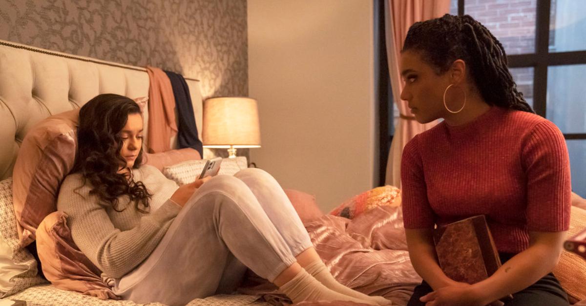 Nadia Affolter and Freema Agyeman in New Amsterdam