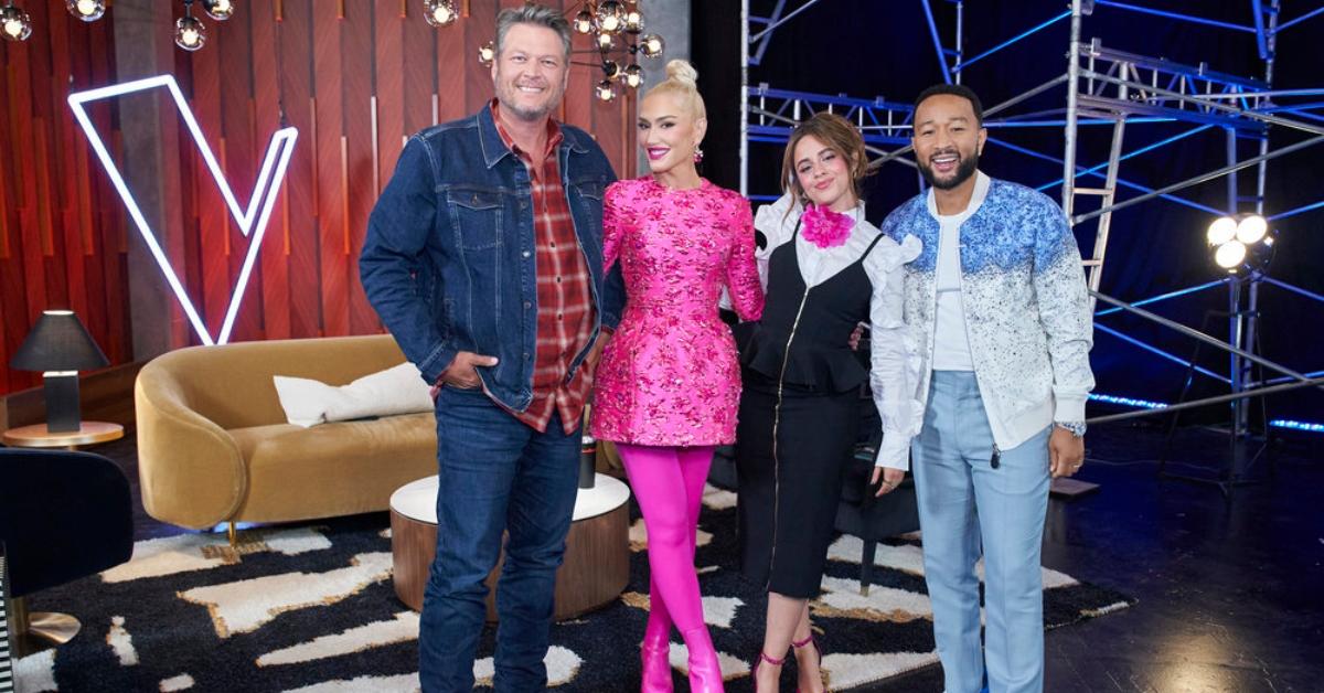 Blake Shelton, Gwen Stefani, Camila Cabello, John Legend