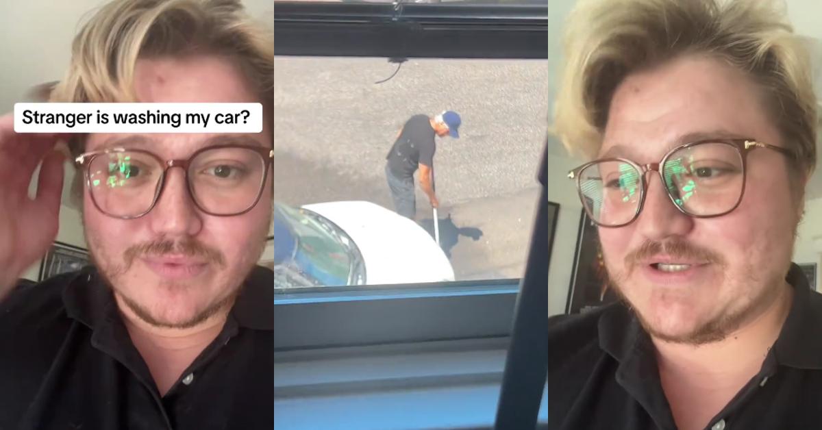 Man Catches Stranger Washing His Car,Doesn’t Know What to Do