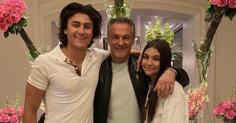 'The Golden Bachelorette' star Pascal Ibgui with his son Maxim and daughter Sara.