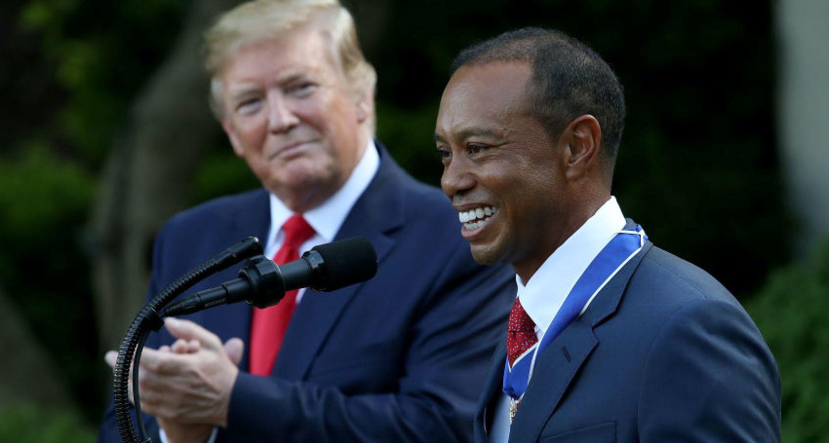 is tiger woods a trump supporter