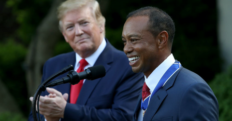 is tiger woods a trump supporter