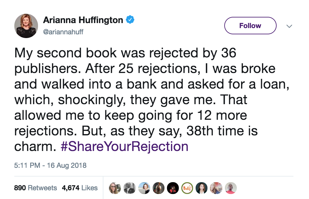 shareyourrejectionarianahuffington