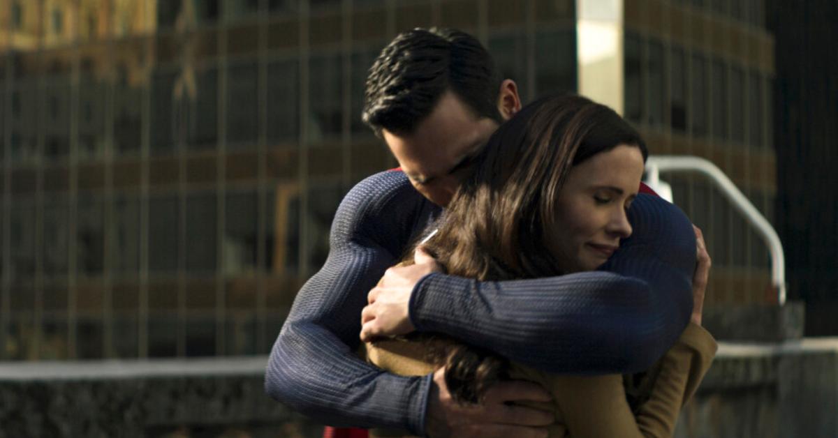 Superman and Lois sharing a hug in Season 3 of 'Superman & Lois'