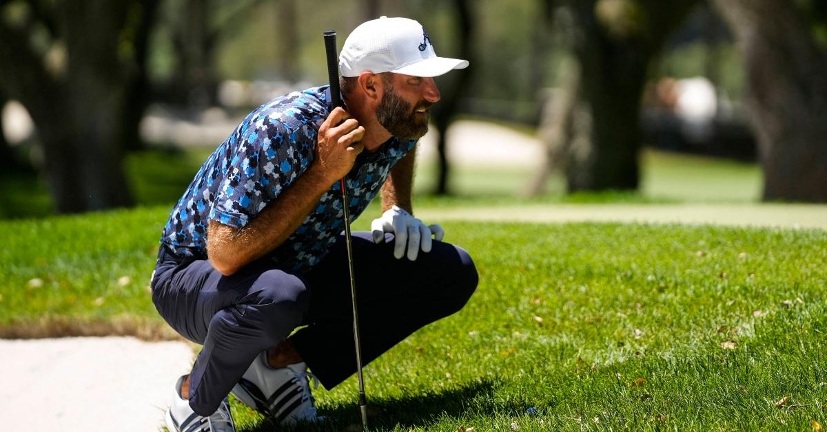 Dean Burmester at LIV tournament