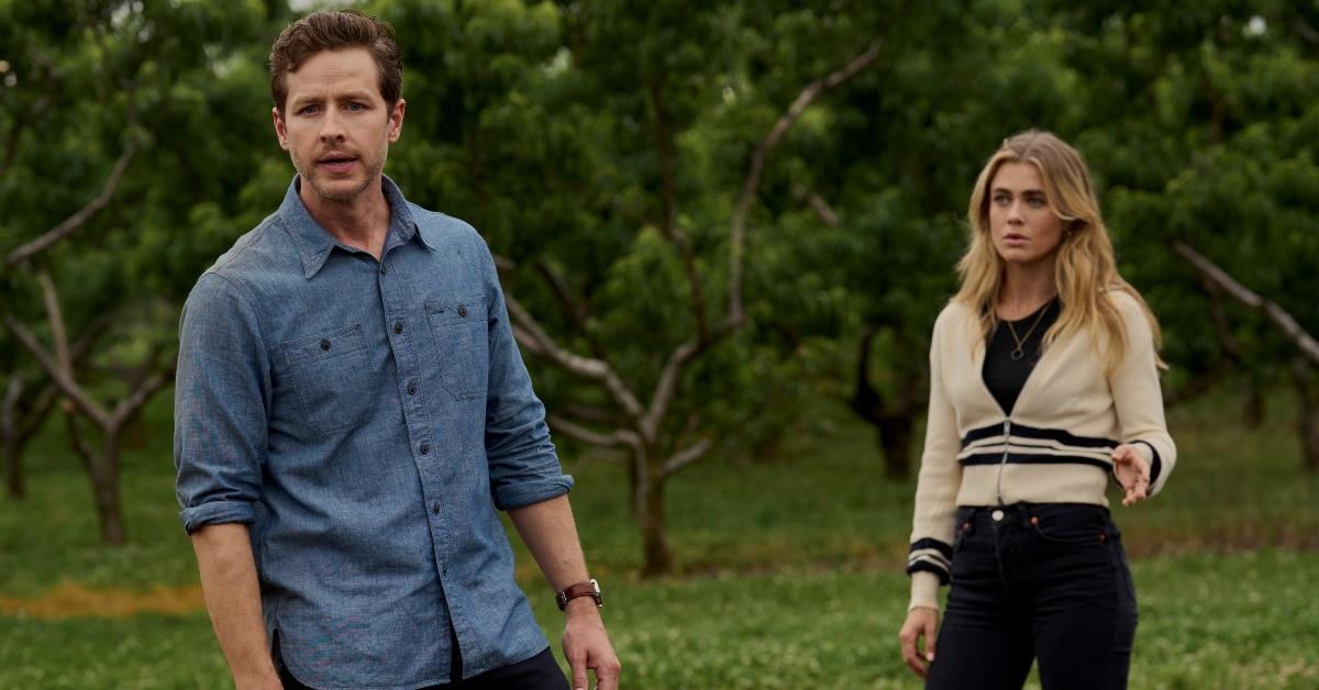 Josh Dallas as Ben Stone and Melissa Roxburgh as Michaela Stone in Manifest Season 4.