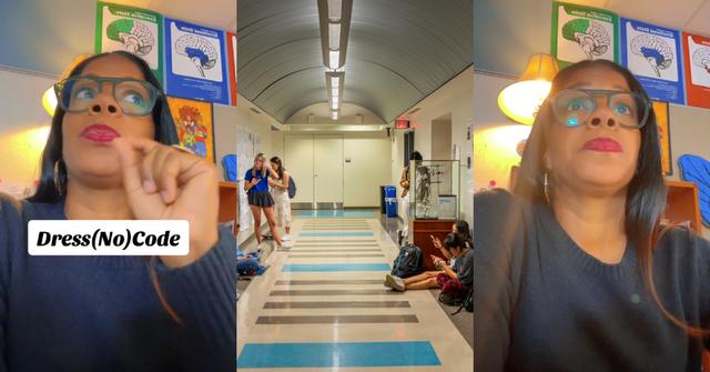 Teacher Records Dress Coding Convo between Her and Student