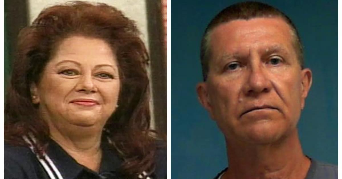 (L-R): Nancy Campbell-Panitz on 'The Jerry Springer Show'; Ralf Panitz mug shot