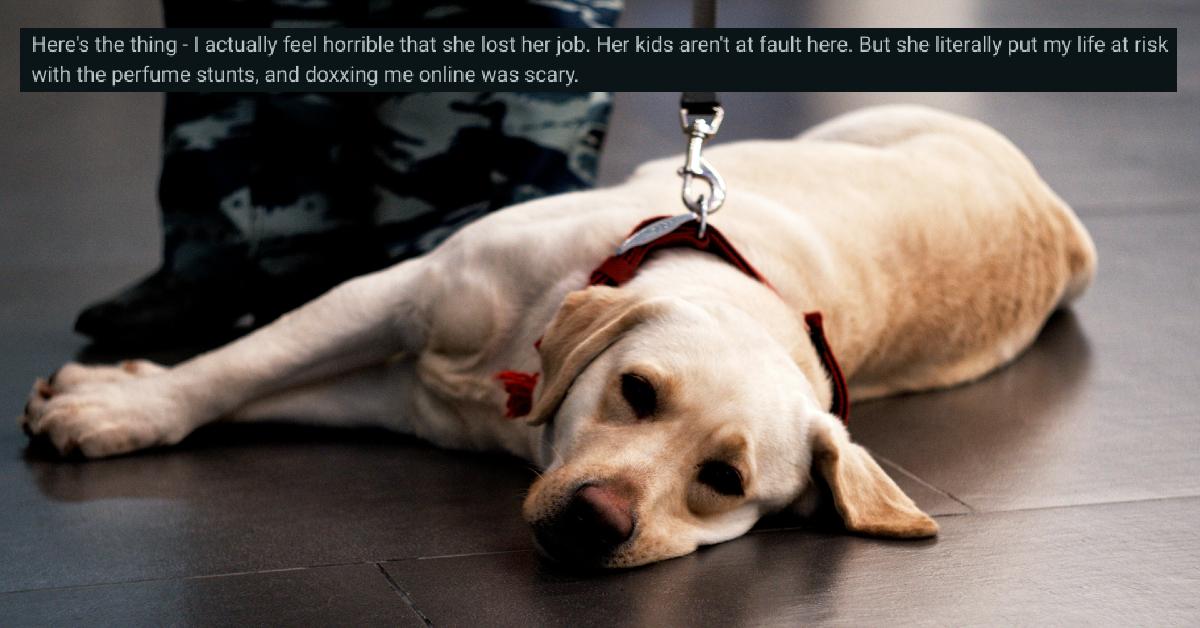 Coworker Crusades Against Service Dog, Gets Fired