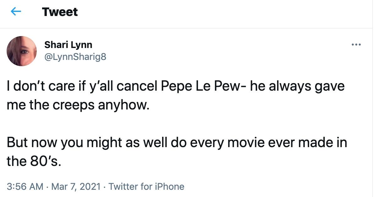 pepe le pew cancelled