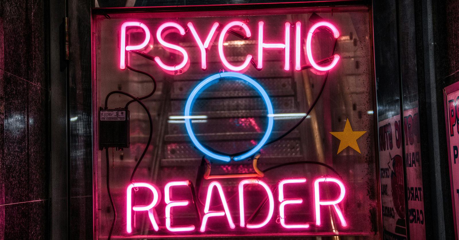 psychic reader sign