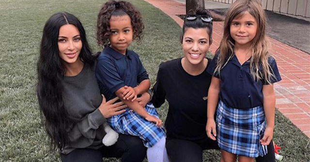 Kim Kardashian, North West, Kourtney Kardashian, Penelope Disick