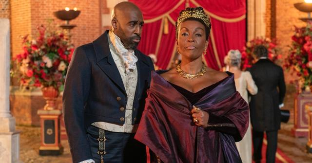 Lady Danbury and her brother, Lord Marcus Anderson in Season 3 of 'Bridgerton'.