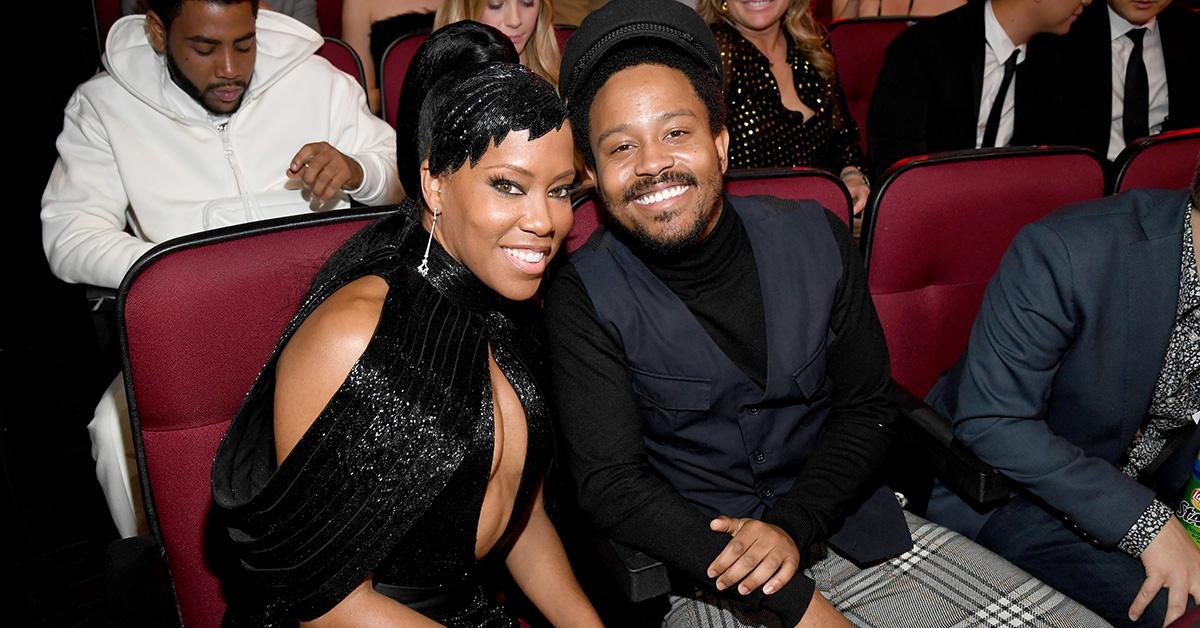 Regina King with her son Ian at the 2019 American Music Awards on Nov. 24, 2019 