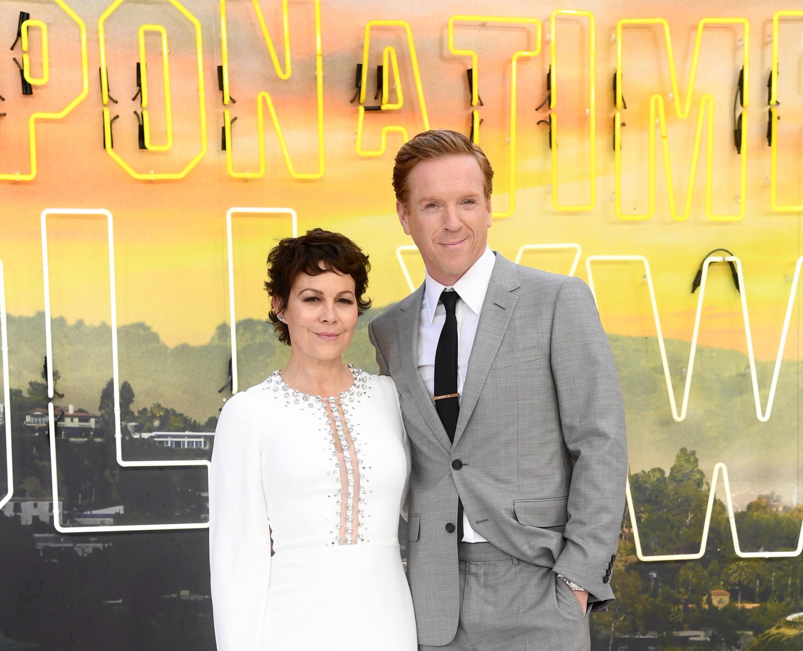 Damian Lewis and his late-wife, Helen McCrory, at the premiere of 'Once Upon a Time in Hollywood'