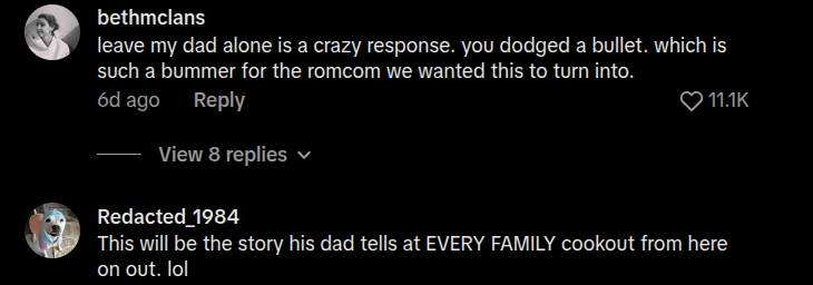 girl accidentally meets situationships dad on plane
