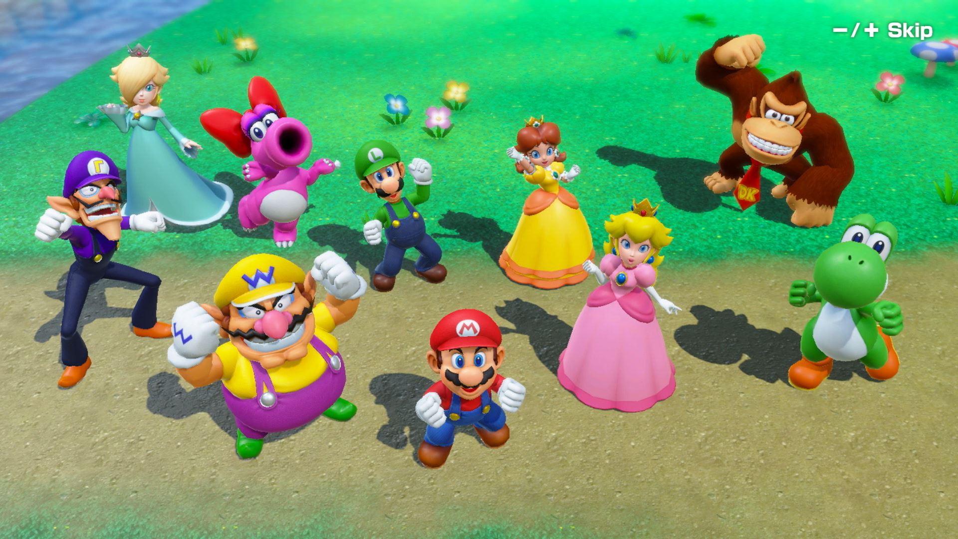 Mario Party Superstars - Minigames - Boulder Ball (1 vs. 3) 