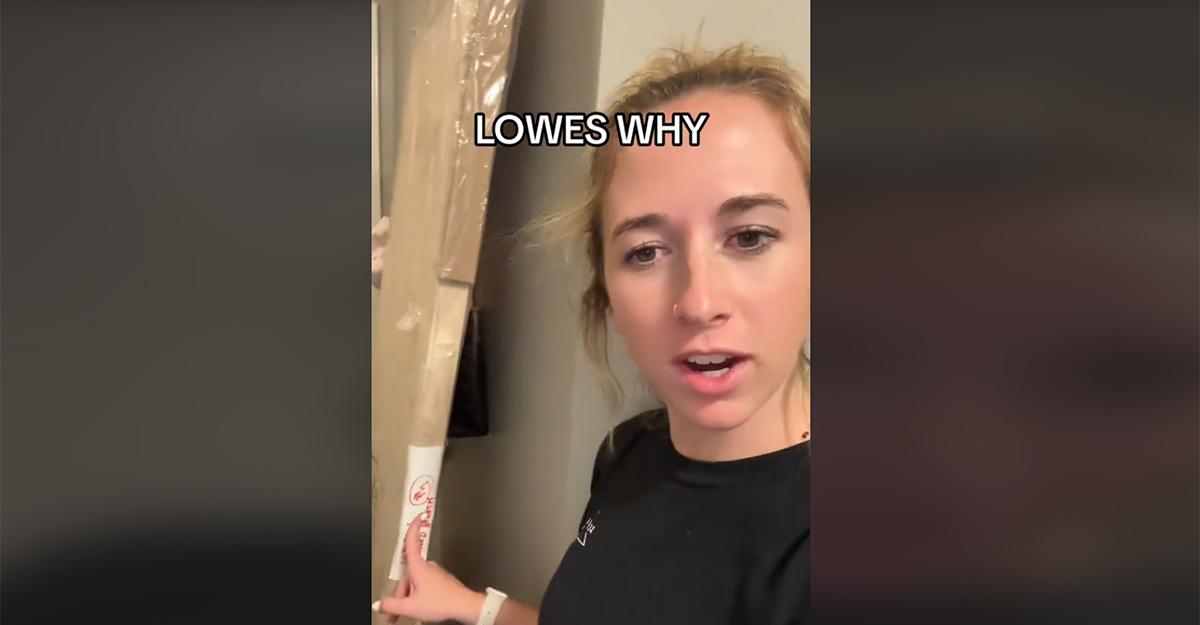 Lowe's gives damaged and returned items curbside TikTok