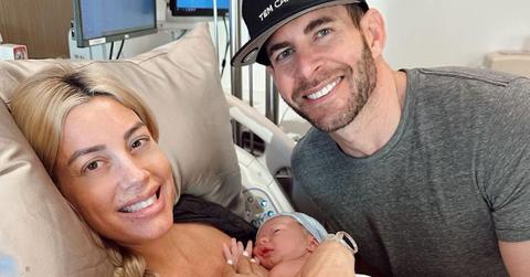 Heather and Tarek El Moussa with son