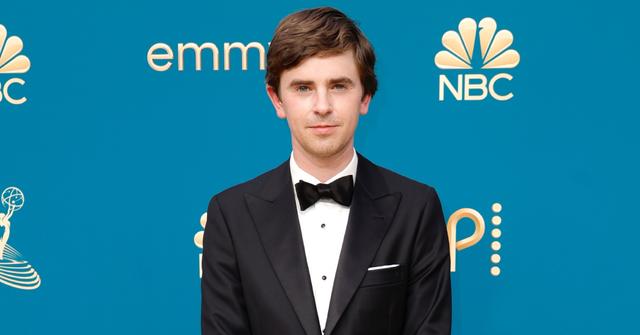 Freddie Highmore attends the 74th Primetime Emmys at Microsoft Theater.
