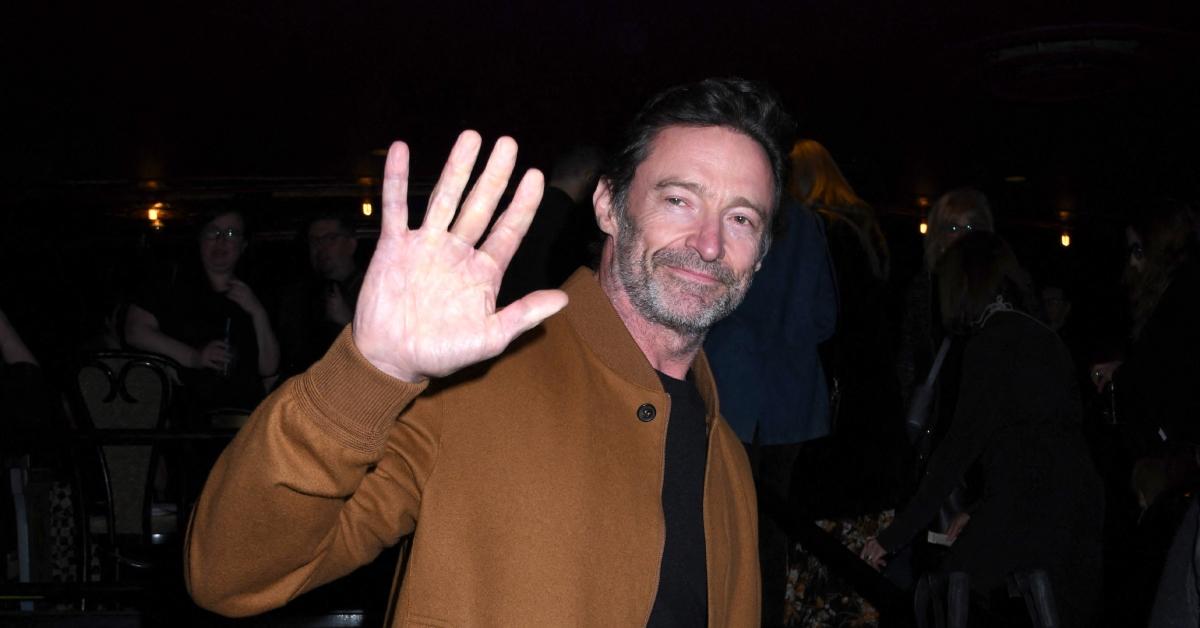 Hugh Jackman spotted in NYC in 2024.