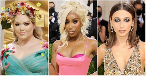 Influencers NikkieTutorials, Jackie Aina, and Emma Chamberlain at the Met Gala