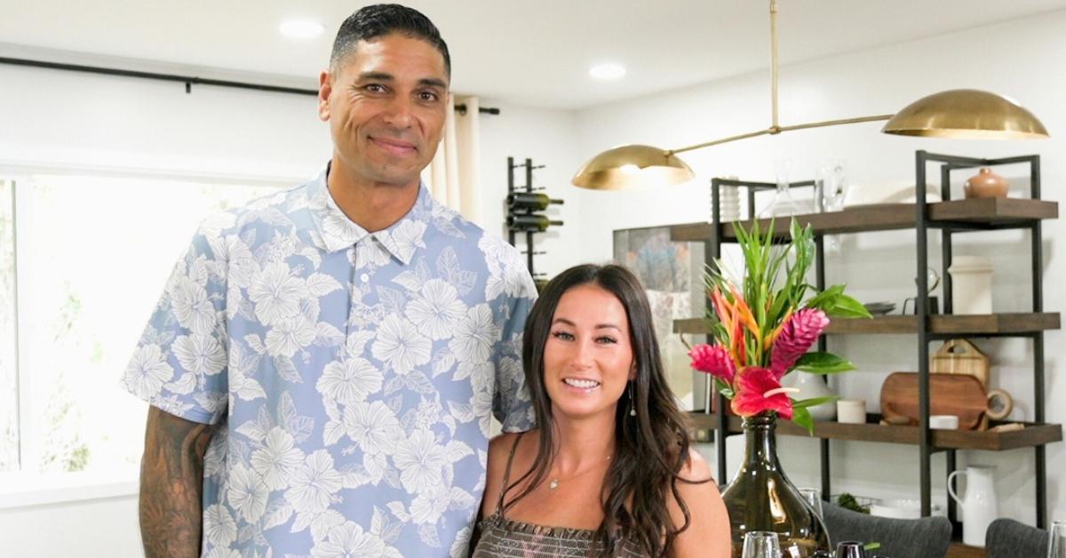 Tristyn and Kamohai together in one of their renovated homes.