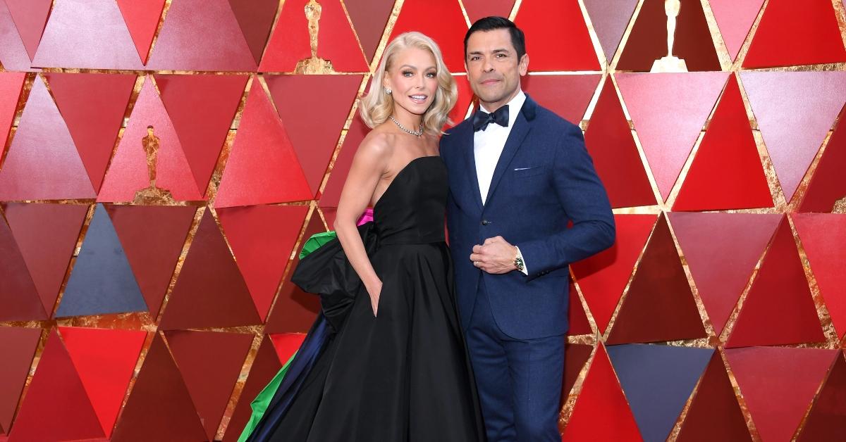 Kelly Ripa and Mark Consuelos attend the 90th Annual Academy Awards at Hollywood & Highland Center on March 4, 2018 in Hollywood, California.