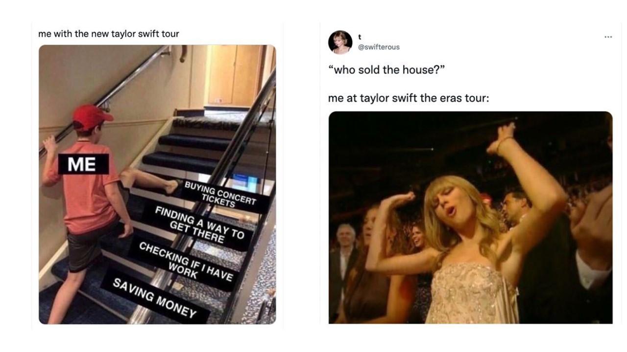 Taylor Swift: “This is my last straw”: Hilarious Taylor Swift memes erupt  after a list of songs were cut from The Eras Tour Concert film