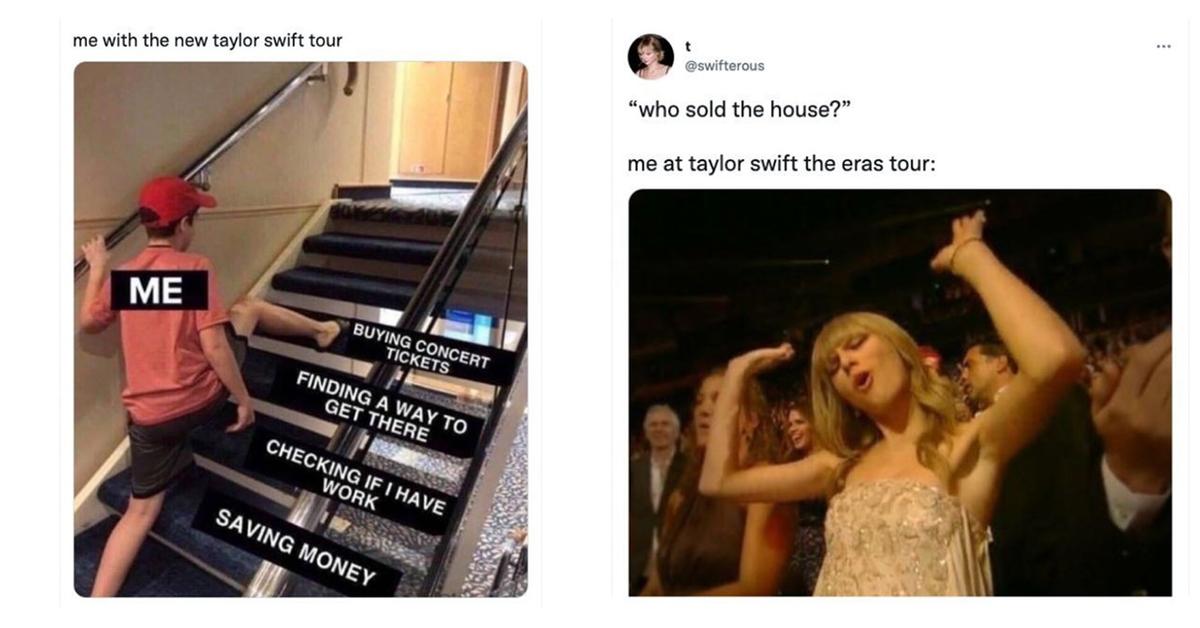 The Funniest Memes About Taylor Swift's Eras Tour