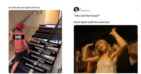 Taylor Swift Eras tour memes