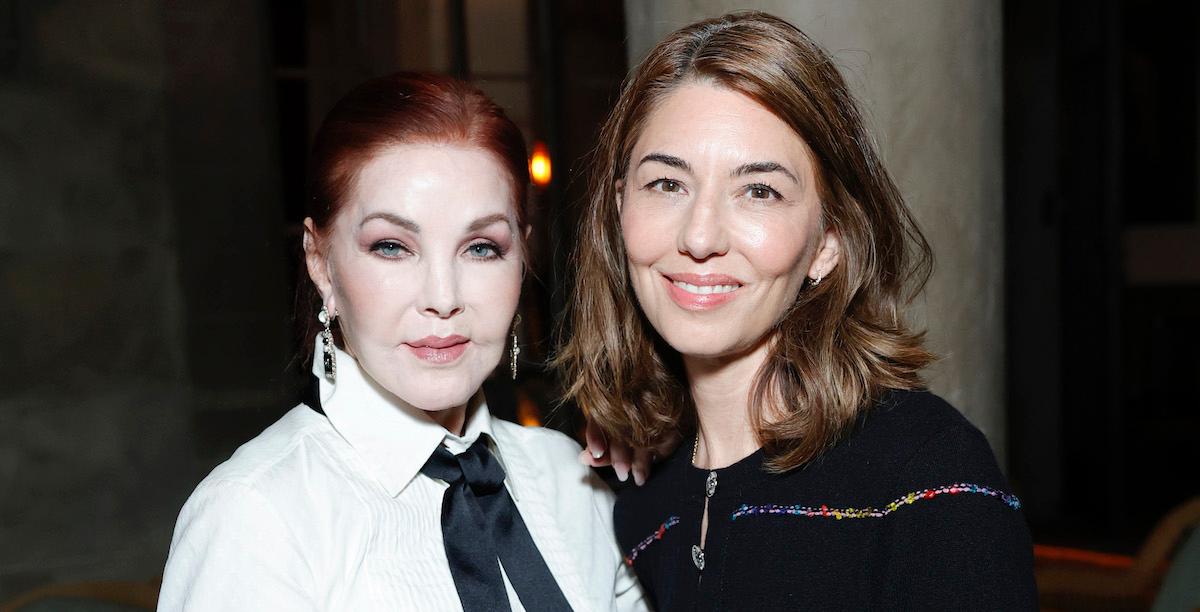 Priscilla Presley and Sofia Coppola attend the CHANEL dinner to celebrate the launch of Sofia Coppola Archive: 1999-2023 at Chateau Marmont on September 19, 2023 in Los Angeles