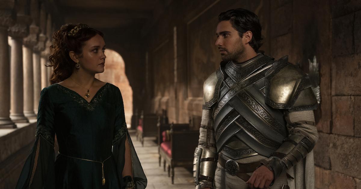 Olivia Cooke, Fabien Frankel in 'House of the Dragon'