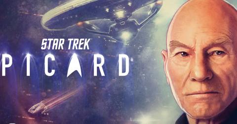 Sir Patrick Stewart as Jean Luc Picard in an official promo image for 'Star Trek: Picard'